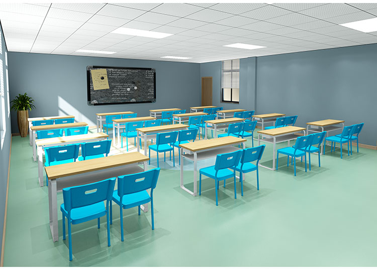 專業口碑好 學校鋼木學生課桌椅