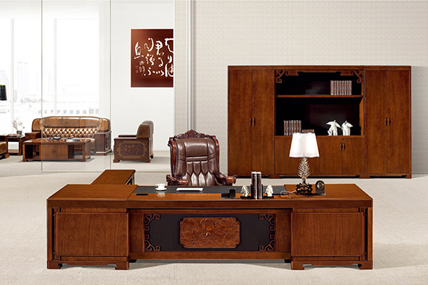 老板實木辦公桌大班臺圖片、價格及尺寸